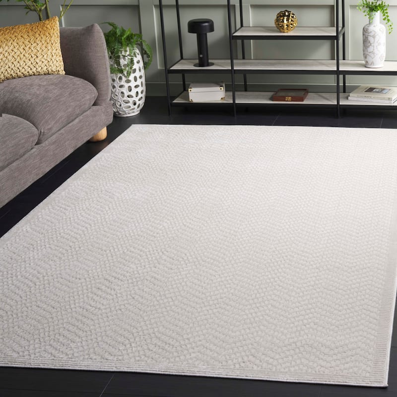 SAFAVIEH Saylor Sevasti Modern Contemporary Rug - 4' x 6' - Ivory