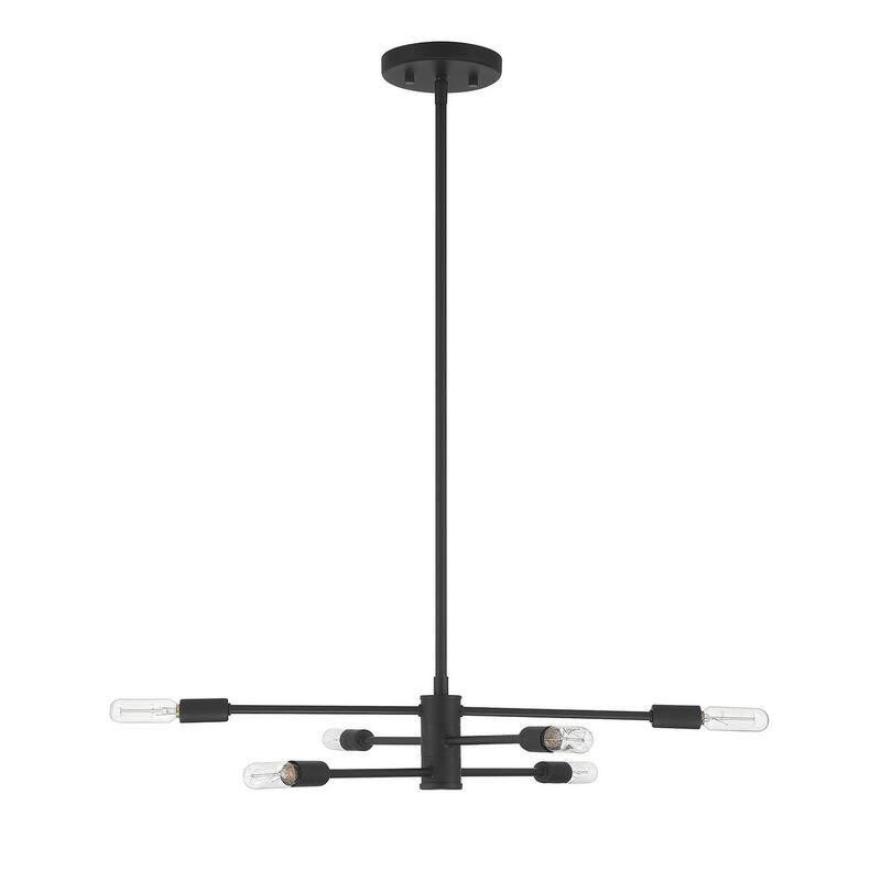 Savoy House Lyrique 6 Light 21.75" Wide 3 Tier Abstract Chandelier