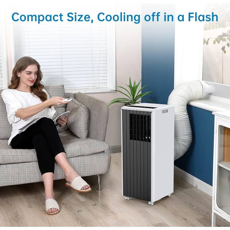 8000 BTU Air Conditioner Portable for Room up to 350 Sq. Ft