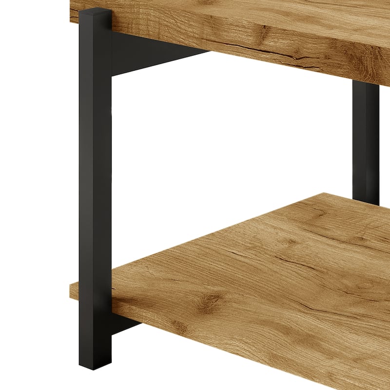 CraftPorch Rustic Metal TV Stand