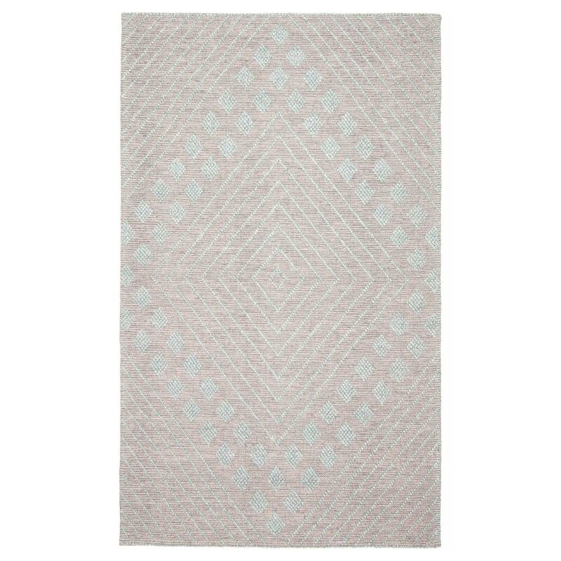 ECARPETGALLERY Braid weave Sienna Grey Wool Rug - 5'0 x 8'3 - Grey - 5'0 x 8'3