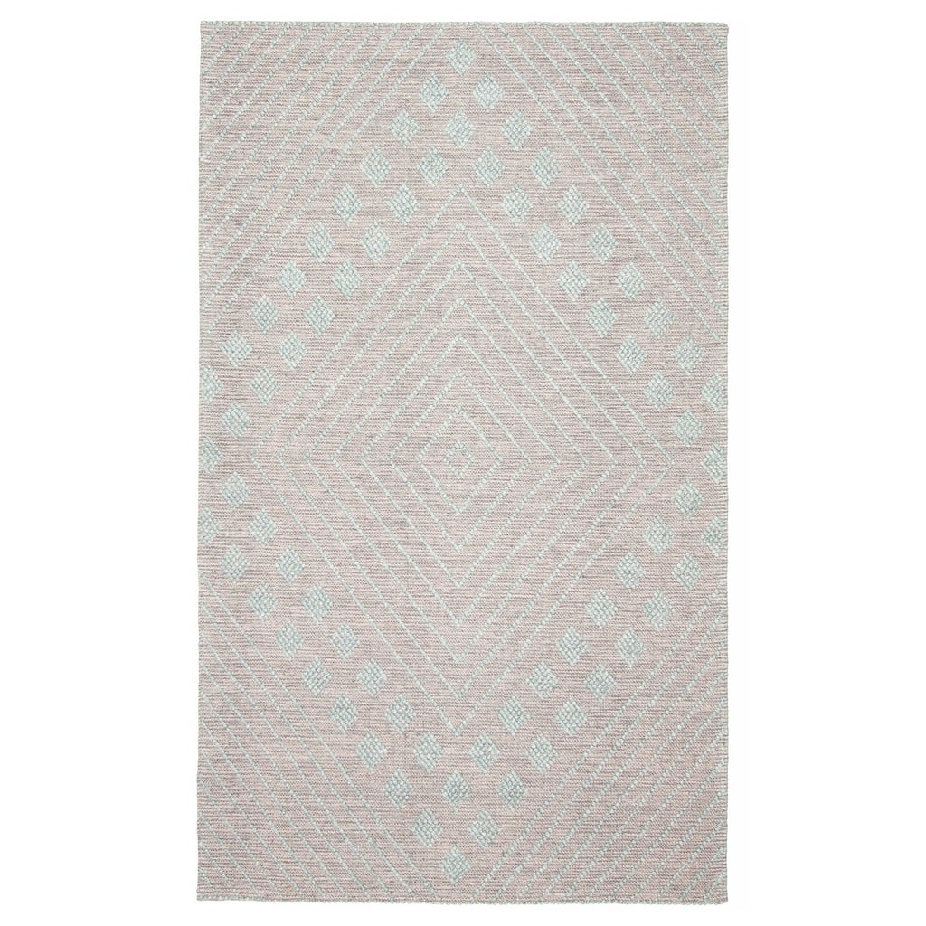 ECARPETGALLERY Braid weave Sienna Grey Wool Rug - 5'0 x 8'3