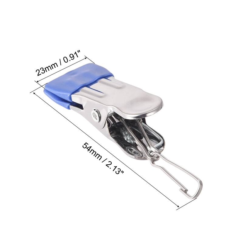 Uxcell Laundry Clips with Buckle Stainless Steel Hanging Hooks