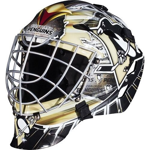Pittsburgh Penguins Full Size Youth Goalie Hockey Mask