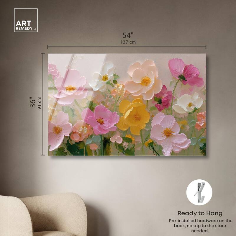 Expressed in Petals II Acrylic by Art Remedy, Ready to Hang