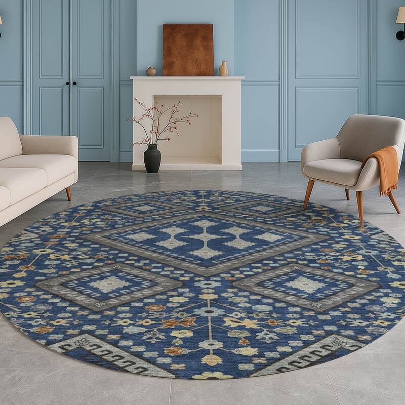 Machine Washable Indoor/ Outdoor Boho Milli Chantille Rug