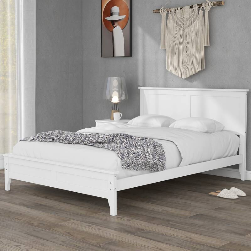 Solid Wood Platform Bed