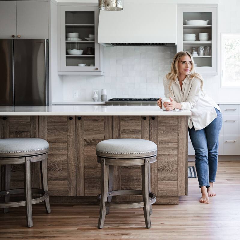 Maven Lane 26" Alexander Backless Counter Height Kitchen Stool