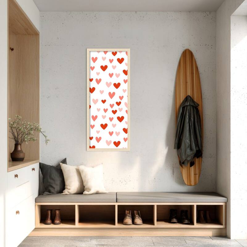 Amanti Art Framed Fabric Pinboard Darling Valentine Collection I by Victoria Borges Printed Bulletin Board