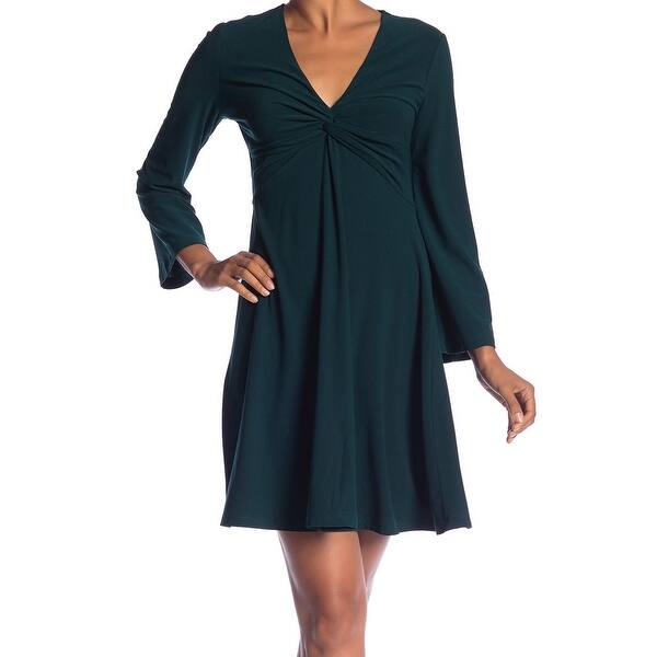Shop London Times Hunter Green Women S Size 8 Twist Front Sheath