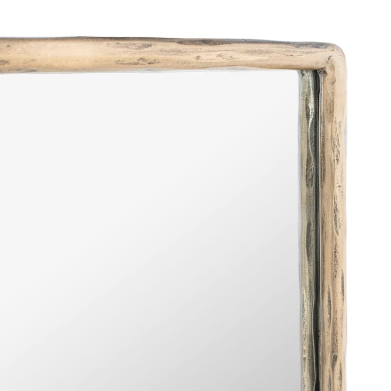 SAFAVIEH Couture Nandini 36-inch Large Rectangle Metal Mirror - 36 In W x 2 In D x 48 In H - 36Wx2Dx48H