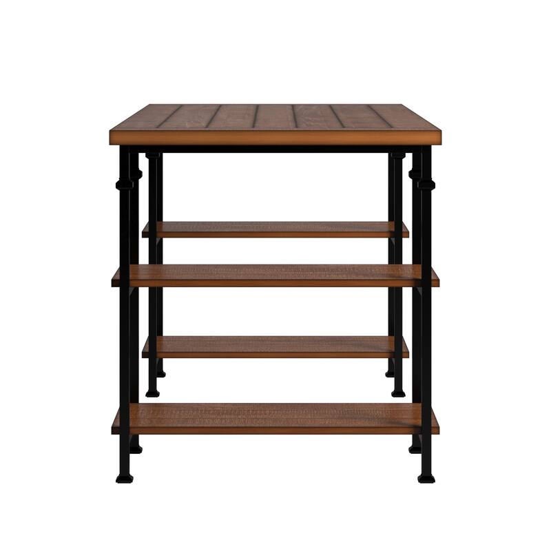Myra Vintage Industrial Storage Desk by iNSPIRE Q Classic