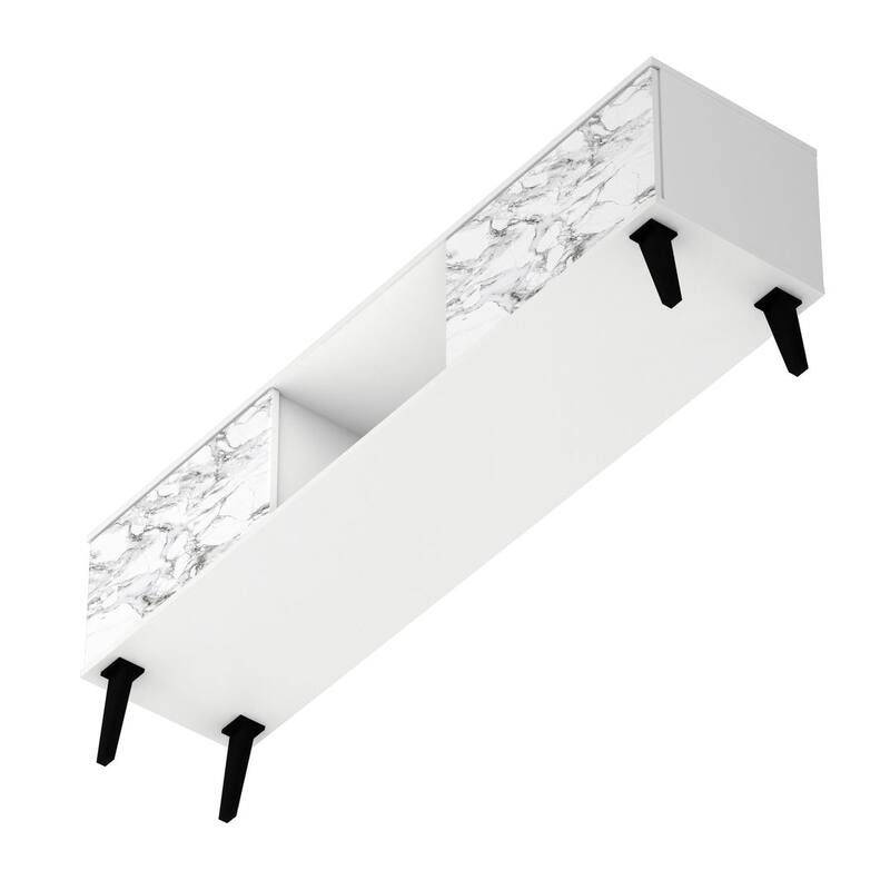 Manhattan Comfort Takajarvi Mid Century Modern Media Cabinet