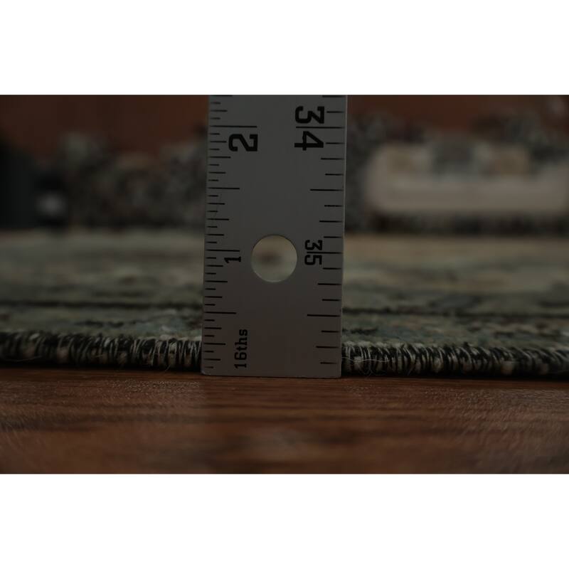 Hand Knotted Oriental 100% Wool Carpet Transitional Floral Oranges & Rust Anatolian Area Rug - 9' 2'' X 5' 7''