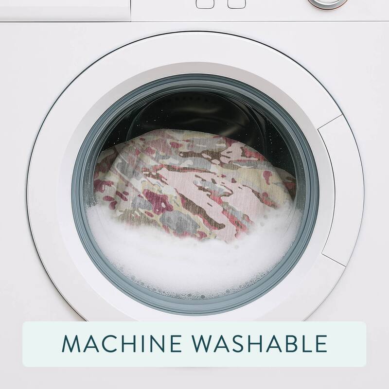 Machine Washable Indoor/ Outdoor Brushstrokes Chantille Rug