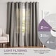 preview thumbnail 3 of 55, EXCLUSIVE HOME Loha Linen Grommet Top Curtain Panel Pair