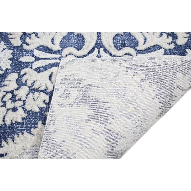 Bashian Santino Blue Transitional Area Rug