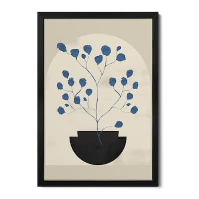 Abstract Sky Leaf V Premium Framed Poster by Helo Moraes