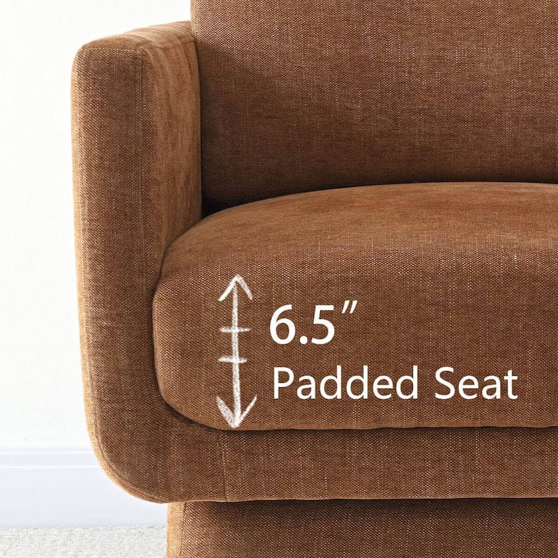 Upholstered Swivel Barrel Accent Chair(Set of 2)