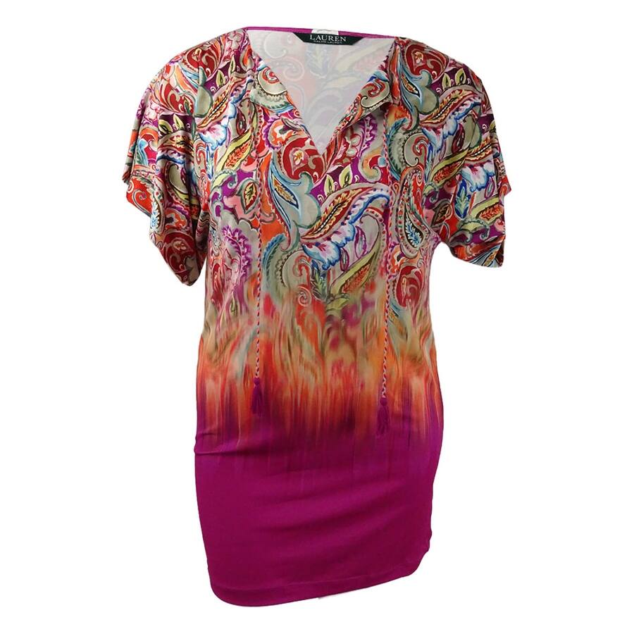 Lauren Ralph Lauren Women's Sunrise Printed Tunic Cover-Up