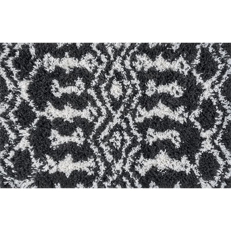 Joy Shag Mediterranean Geometric Indoor Area Rug
