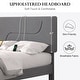 preview thumbnail 12 of 19, VECELO Platform Twin Bed Frame Set with Charging Stations and Under Bed LED Lights Kids Bed Set of 2 Strong Wooden Slats Support
