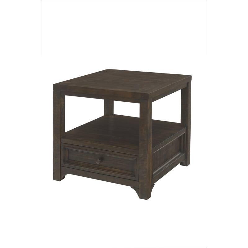 Jasper 1-drawer Solid Wood End Table