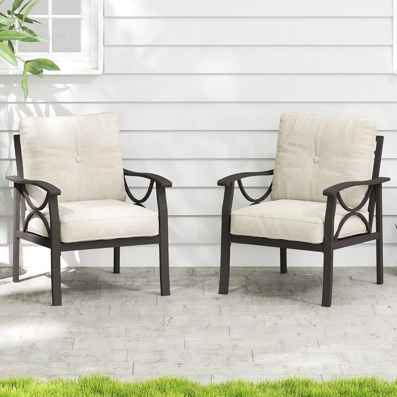 All Weather 2 Pieces Outdoor Single Sofa