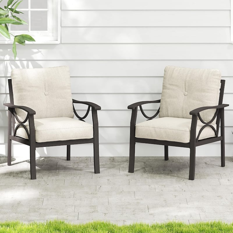 All-Weather Outdoor 2 Seats Sofa Couch