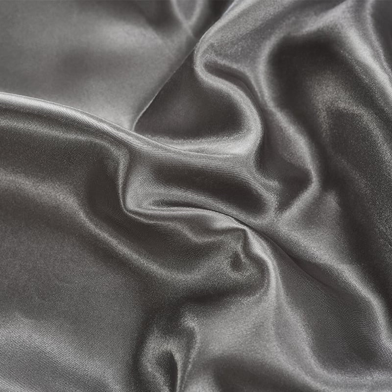 Silky Satin Bed Sheets Set Pillowcase Deep Pocket Flat Fitted Sheet