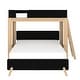 preview thumbnail 14 of 36, Max and Lily L-Shaped Twin over Queen Bunk Bed with Ladder on End