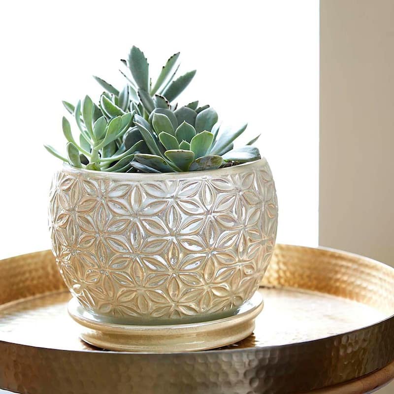 Southern Patio Elora Planter, 2-pack - 8" Diameter (2-pack)