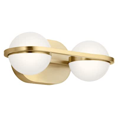 Kichler Brettin 2 Light 14" Wide LED Bathroom Vanity Light