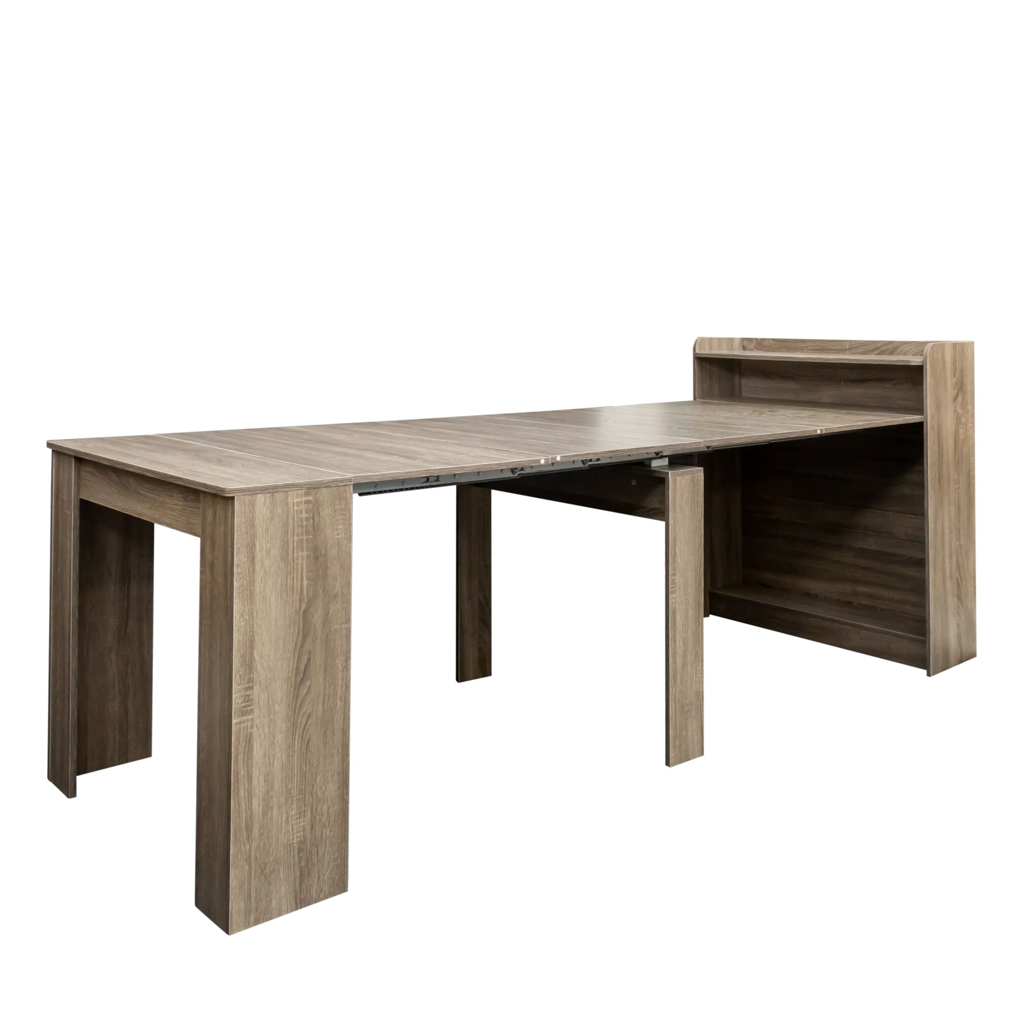 Multifunctional Extendable Console Table Dining Table Rectangle