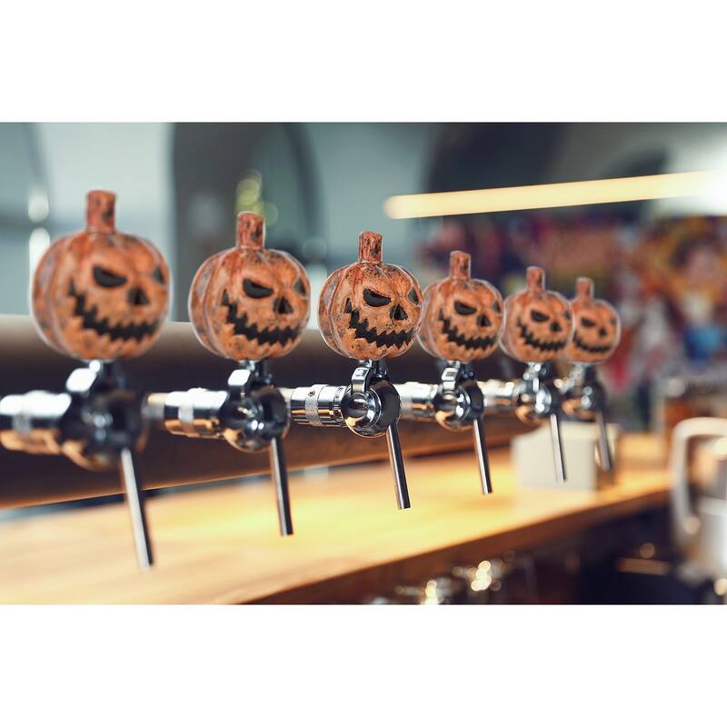 Premier Copper Products 3" Handcrafted Copper Pumpkin Beer Tap Handle