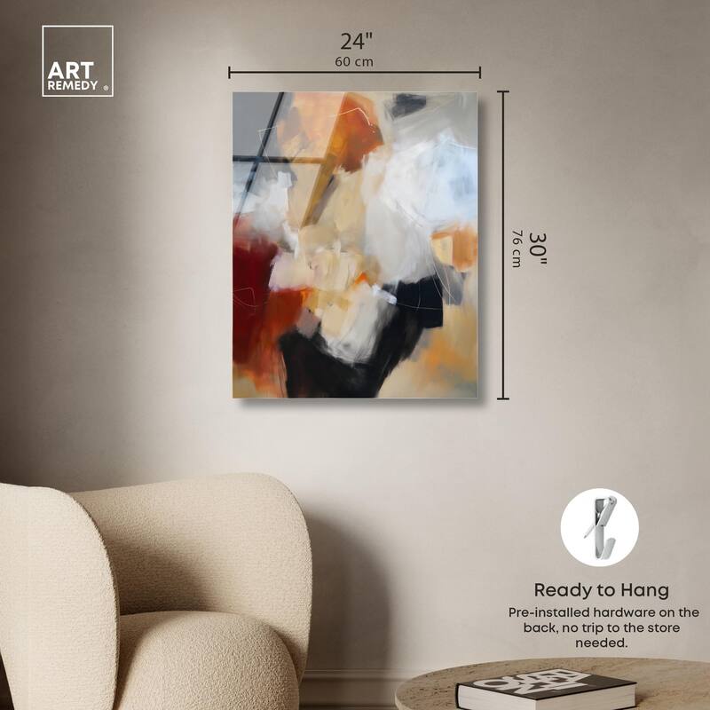 Earth and Fire II Acrylic by Art Remedy, Ready to Hang
