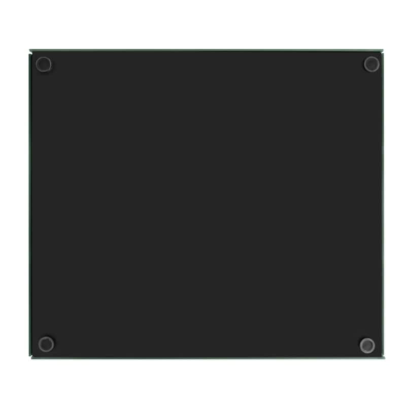 Modern Mirrored Glass Top End Table with Crushed Diamond