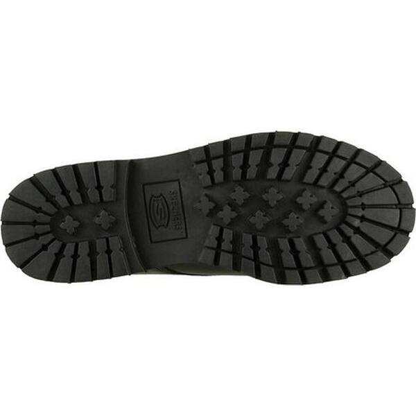 Shop Skechers Men S Alley Cats Black Oily Leather Bol