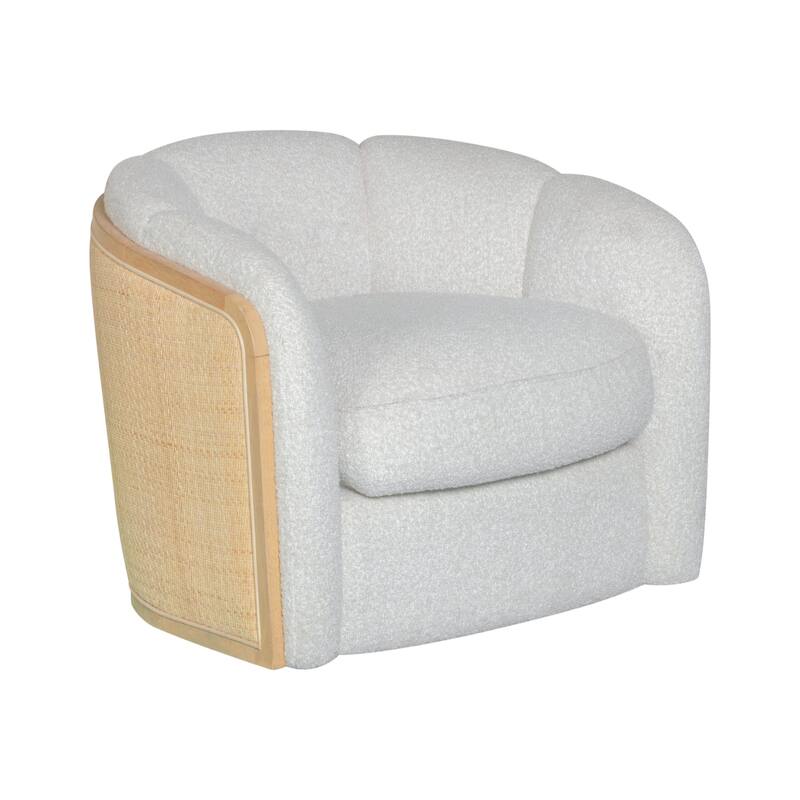 Violet Contemporary Coastal Accent Chair