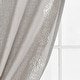 preview thumbnail 11 of 15, Lush Decor Luxury Modern Geo Linen Like Embroidery Border Window Curtain Panel