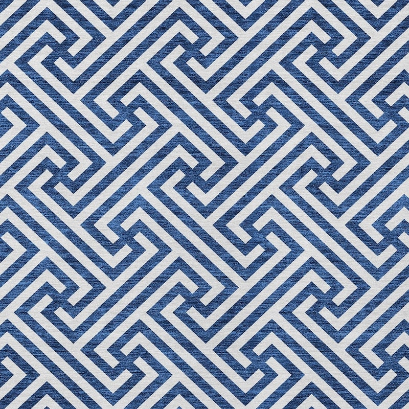 HomeRoots Geometric Transitional Rectangle Outdoor Rug