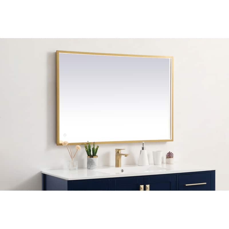 Indigo Home 27x40 inch LED mirror with adjustable color temperature