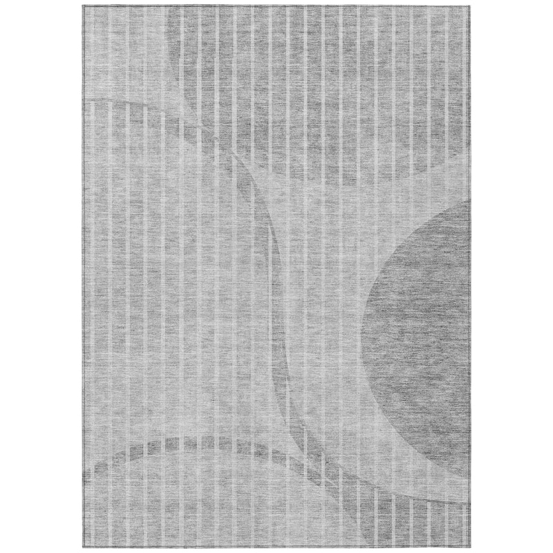 Machine Washable Indoor/ Outdoor Chantille Contemporary Rug