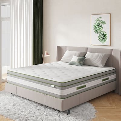 Novilla 12-inch Gel Memory Foam Hybrid Pocket Spring Mattress