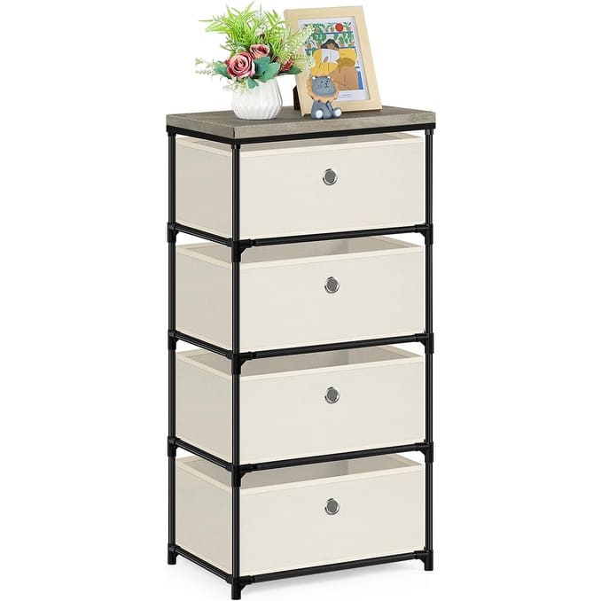 4 Drawers Storage Organizer - Off White