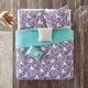 preview thumbnail 3 of 16, Intelligent Design Kids Ella Unicorn Reversible Cotton Quilt Set with Throw Pillows
