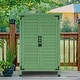 preview thumbnail 13 of 43, MCombo Small Outdoor Storage Cabinet Shed with Double Doors (24.6" x 18.3" x 38.2"), Wooden 0985
