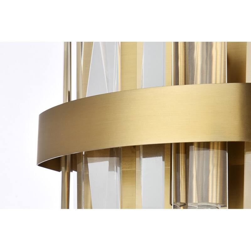 Indigo Home 8 inch crystal bath sconce