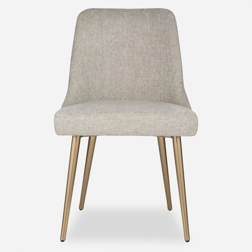 Uttermost 23838 Bramwell 21" Wide Metal Framed Polyester Dining Chair