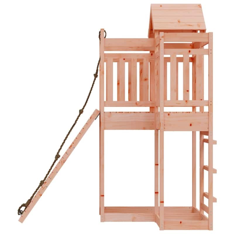 vidaXL Playhouse Outdoor Backyard Playground Set Playset with Climbing Wall